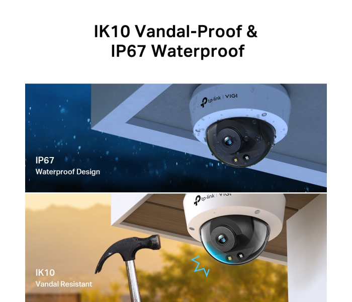 TP-LINK Kamera sieciowa VIGI C230(4mm) 3MP Full-Color Dome